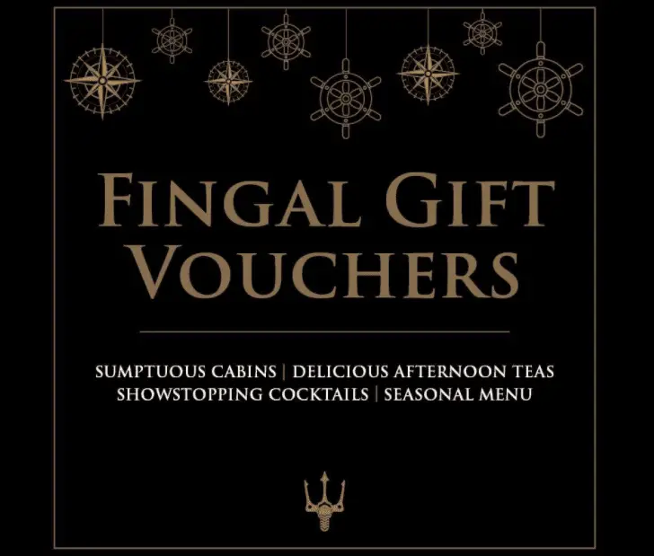 Royal Yacht Enterprises' floating hotel "The Fingal" at Edinburgh, Scotland  Gift Voucher details