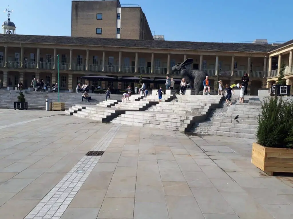 Piece Hall Water Falls