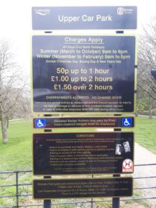 Shibden Hall Car Park charges 
