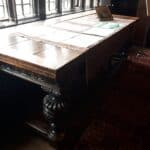 Oak table Shibden Hall 1677