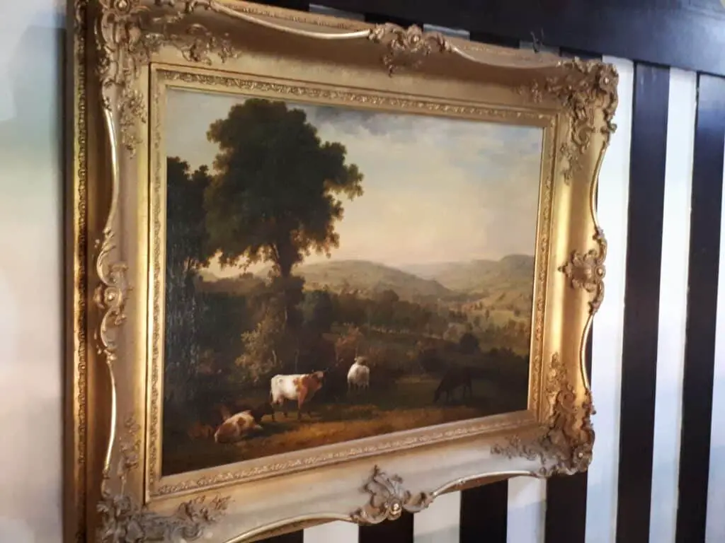 'Shibden Dale' by John Horner. Anne Lister gifted Marian this painting of the Shibden Valley by John Horner (1784-1867)