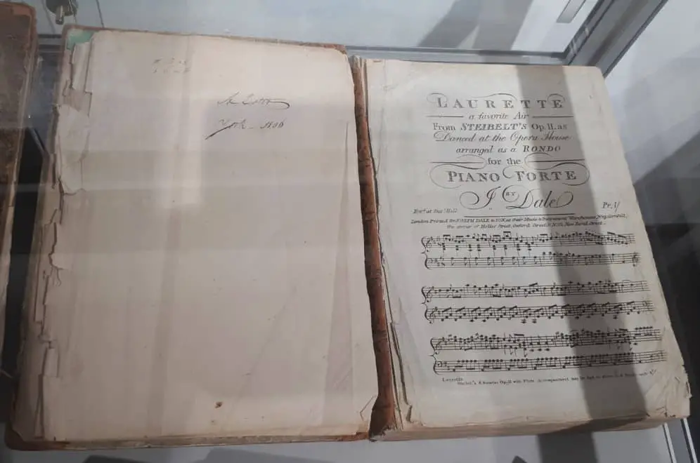 Anne Lister's Piano Music Book - Signed and Dated 1806, York
