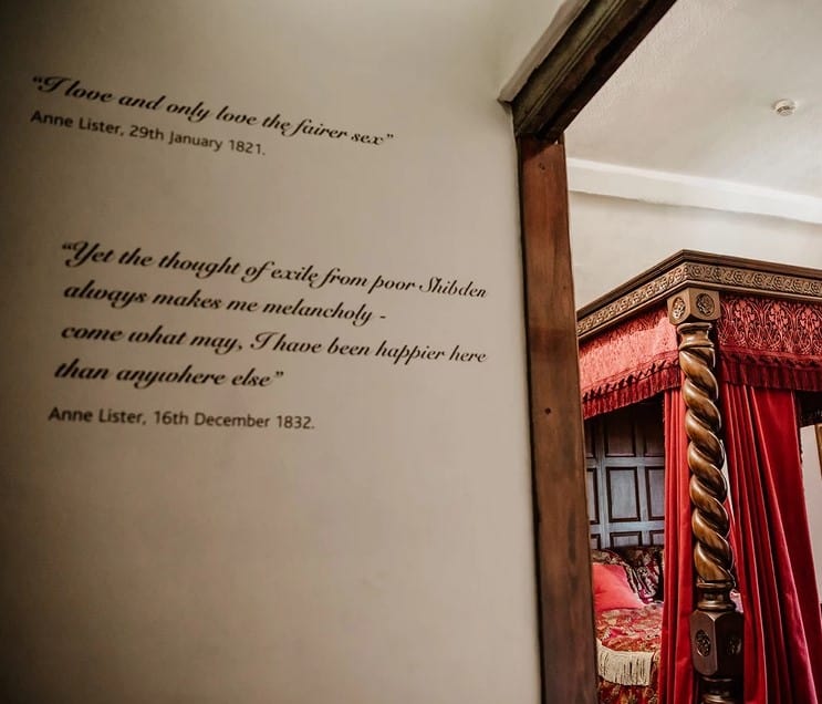 Anne Lister quotes from Shibden Hall