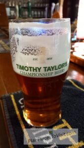 Timothy Taylor's beer at the Cat I'th Well Countryside Inn, Wainstalls.