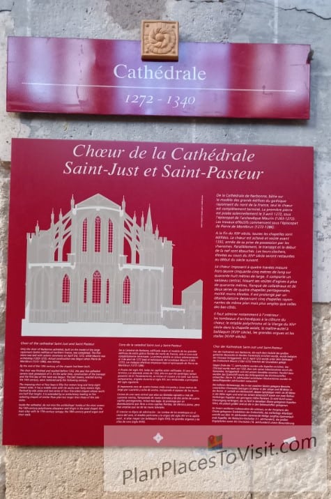 Cathédrale Saint-Just et Saint-Pasteur Narbonne Sign