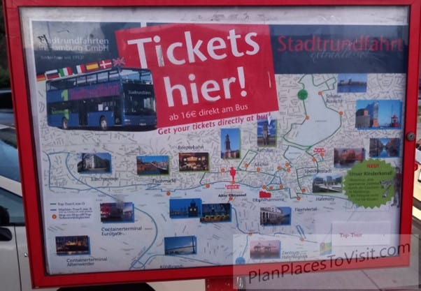 Visit Hamburg City Tour Bus Routes Map