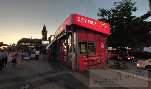 Visit Hamburg City Tour Bus Stop, one of 20